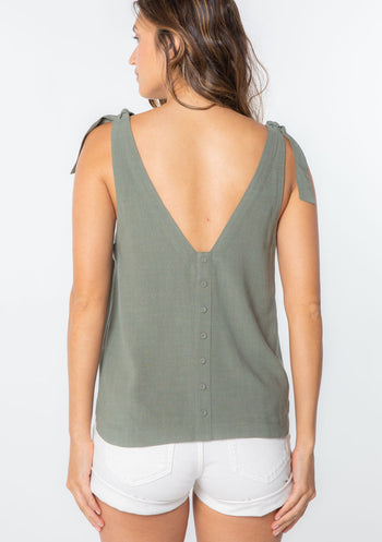 Loose & Flowy Smocked Yoke Tank Top