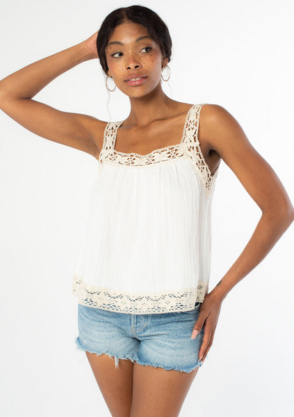 Ashland Crochet Tank Top