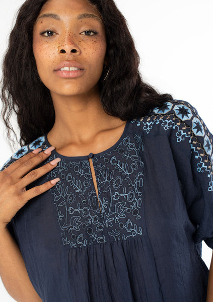 Whitley Embroidered Top