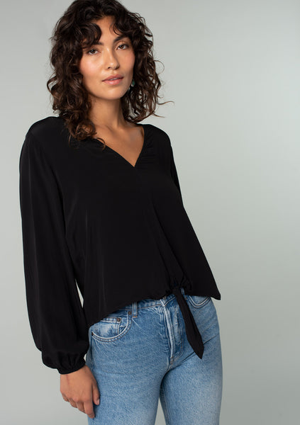 Camille Tie Front Top