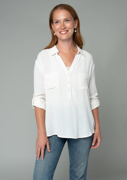 Shayla Button Front Shirt