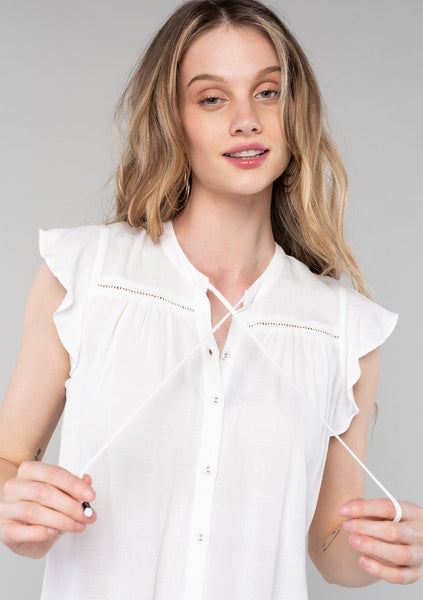 Canyons Flutter Sleeve Top