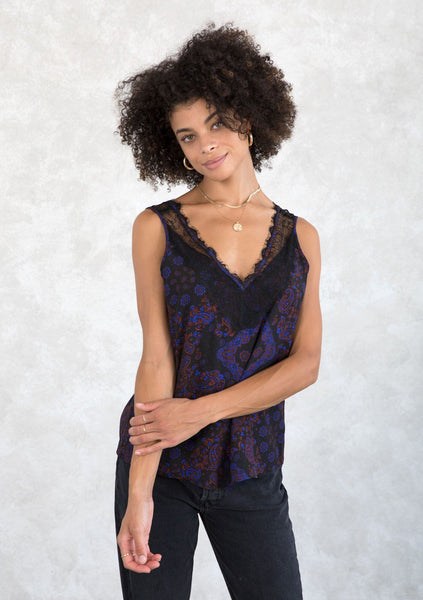 Night Bloom Lace Tank Top