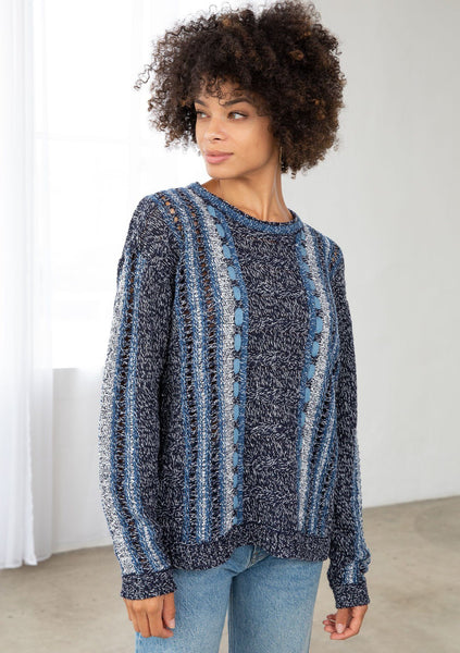 Frida Melange Knit Sweater