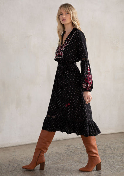 Keita Embroidered Dress