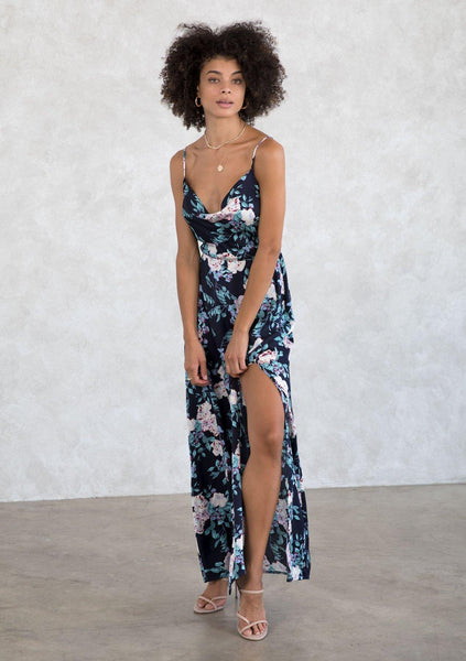 Bloom Cowlneck Maxi Dress