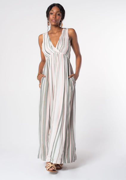 Shine On Striped Maxi Dress
