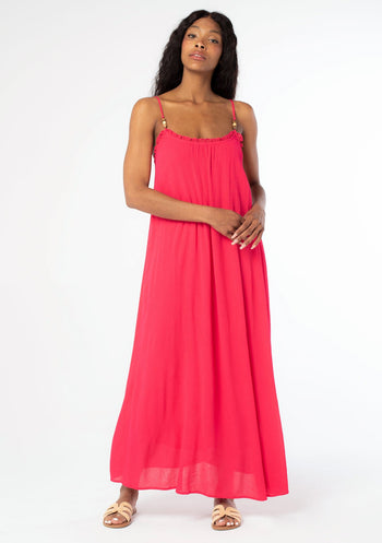 Women's Essential Flowy Sleeveless Maxi Dress