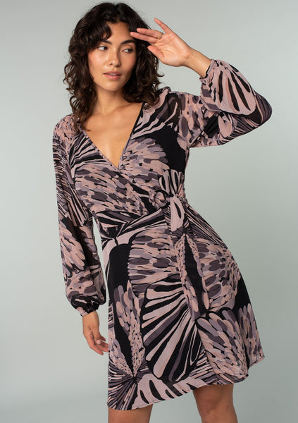 Alfie Mini Wrap Dress