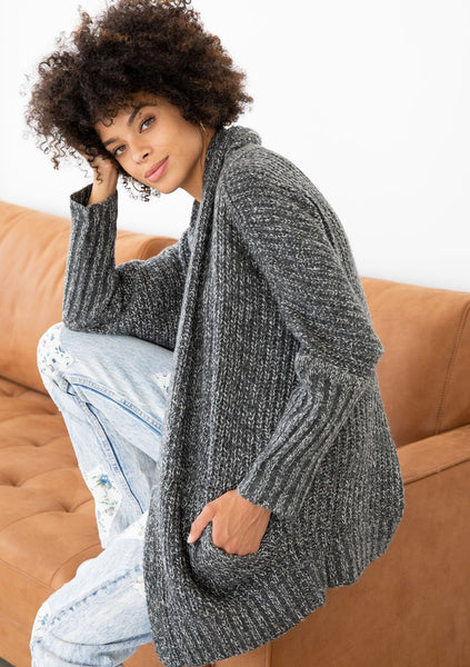 Beach Bonfire Cocoon Cardigan