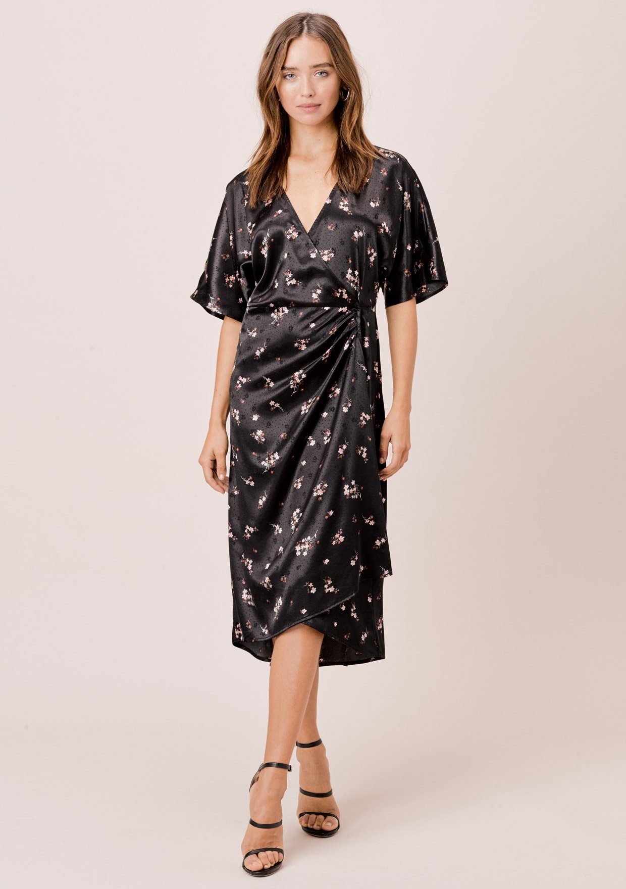 silky dress midi