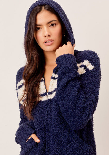 Ella Fuzzy Zip Up Hoodie