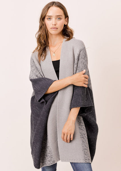 Aniya Metallic Cocoon Cardigan