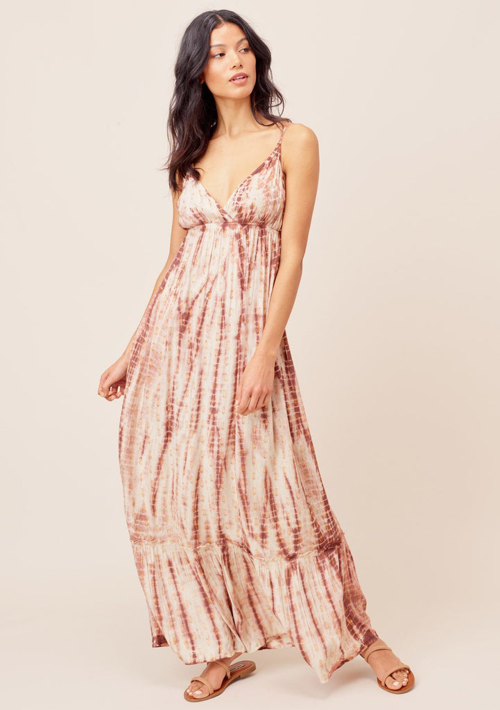 tie maxi dress at bottom