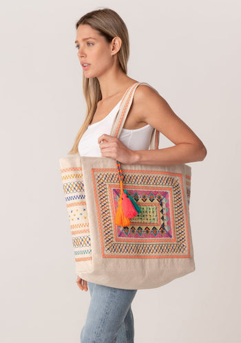 Tote Bag - Bohemian Carpet Tote Bag | LOVESTITCH