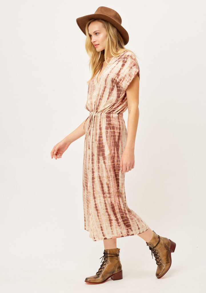 bohemian tie dye dress