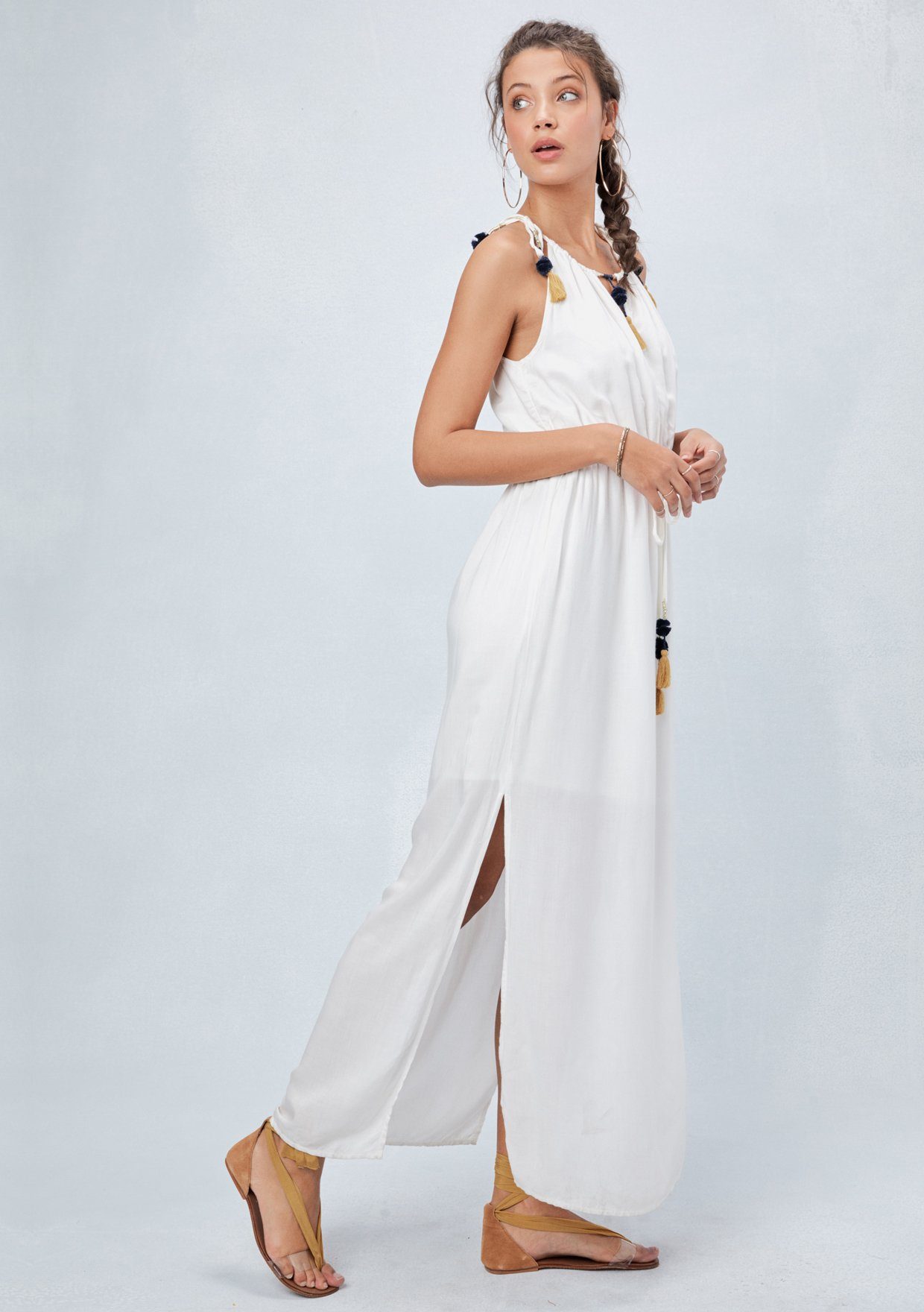 athena maxi dress with jacket