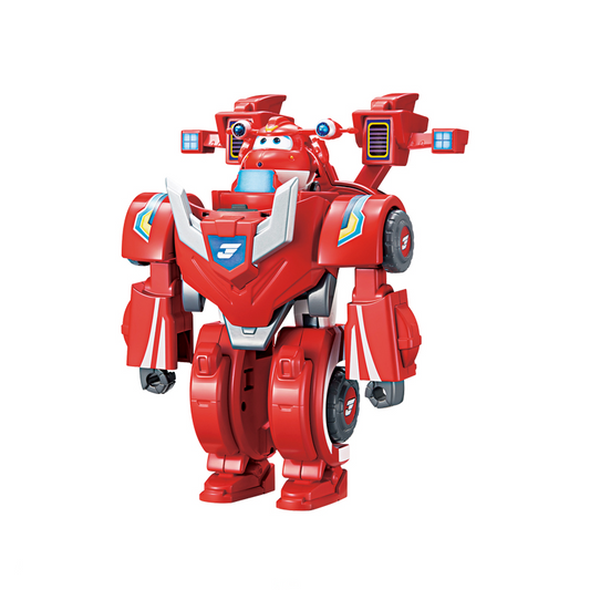 Super Wings Season 6 Golden Wheels Transforming Vehicle, Mini GOLDEN BOY  Included