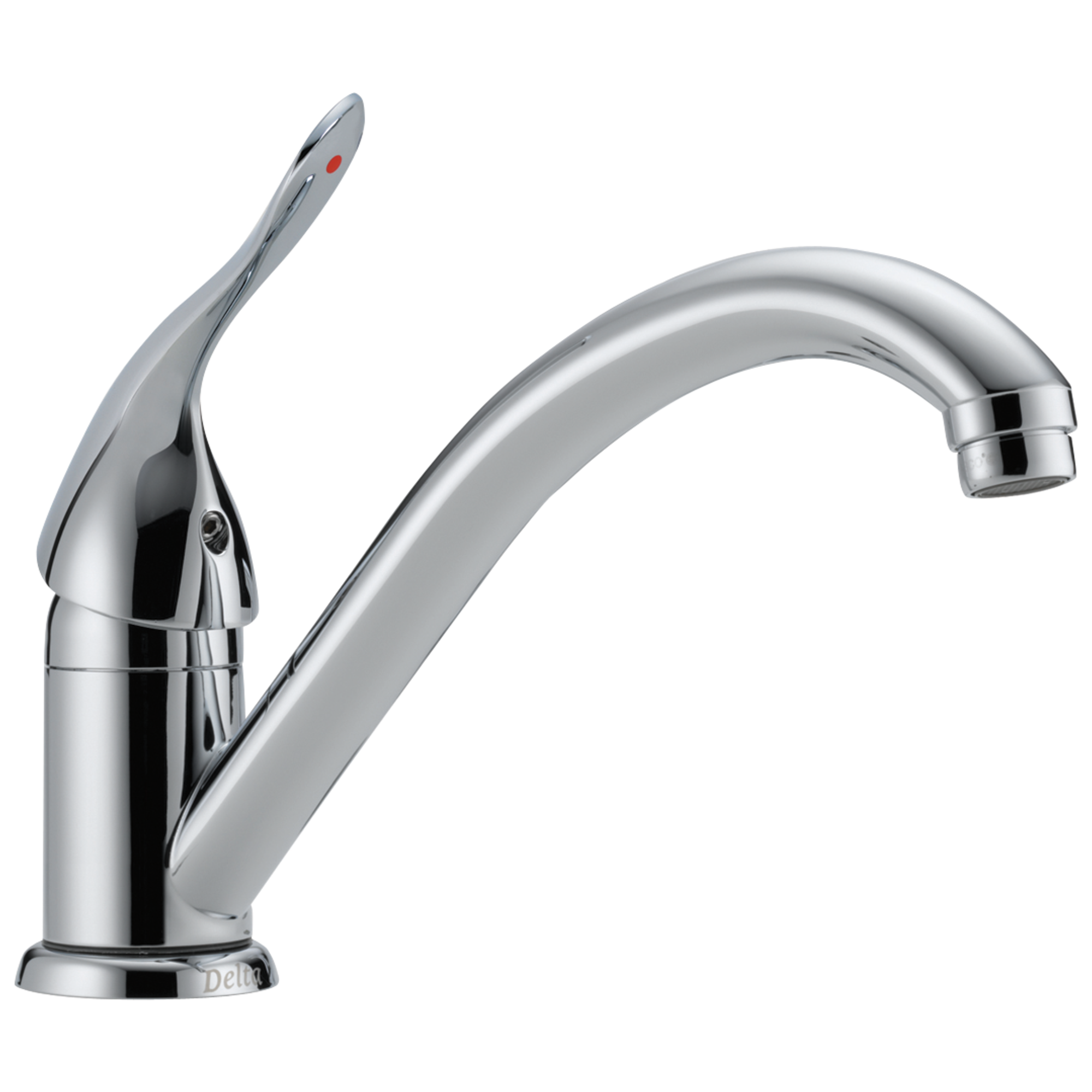 Delta 101LF-HDF Classic Single Handle Standard Kitchen Faucet In Chrome