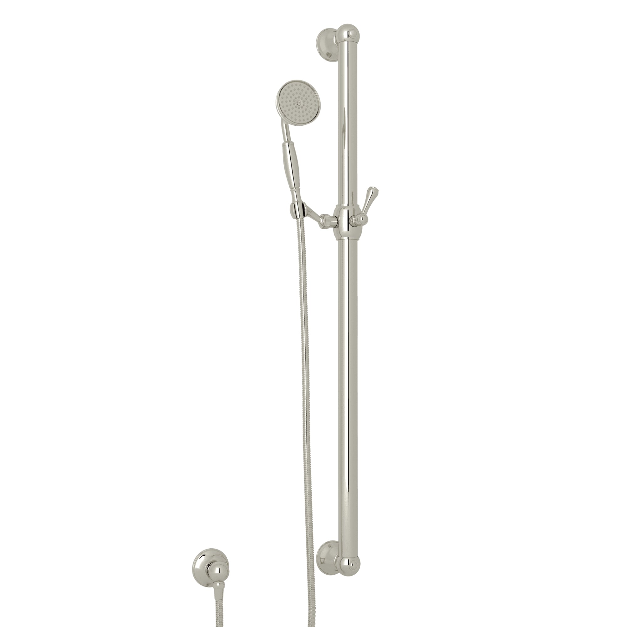 ROHL 1272E Handshower Set With 39" Grab Bar and Single Function Handshower