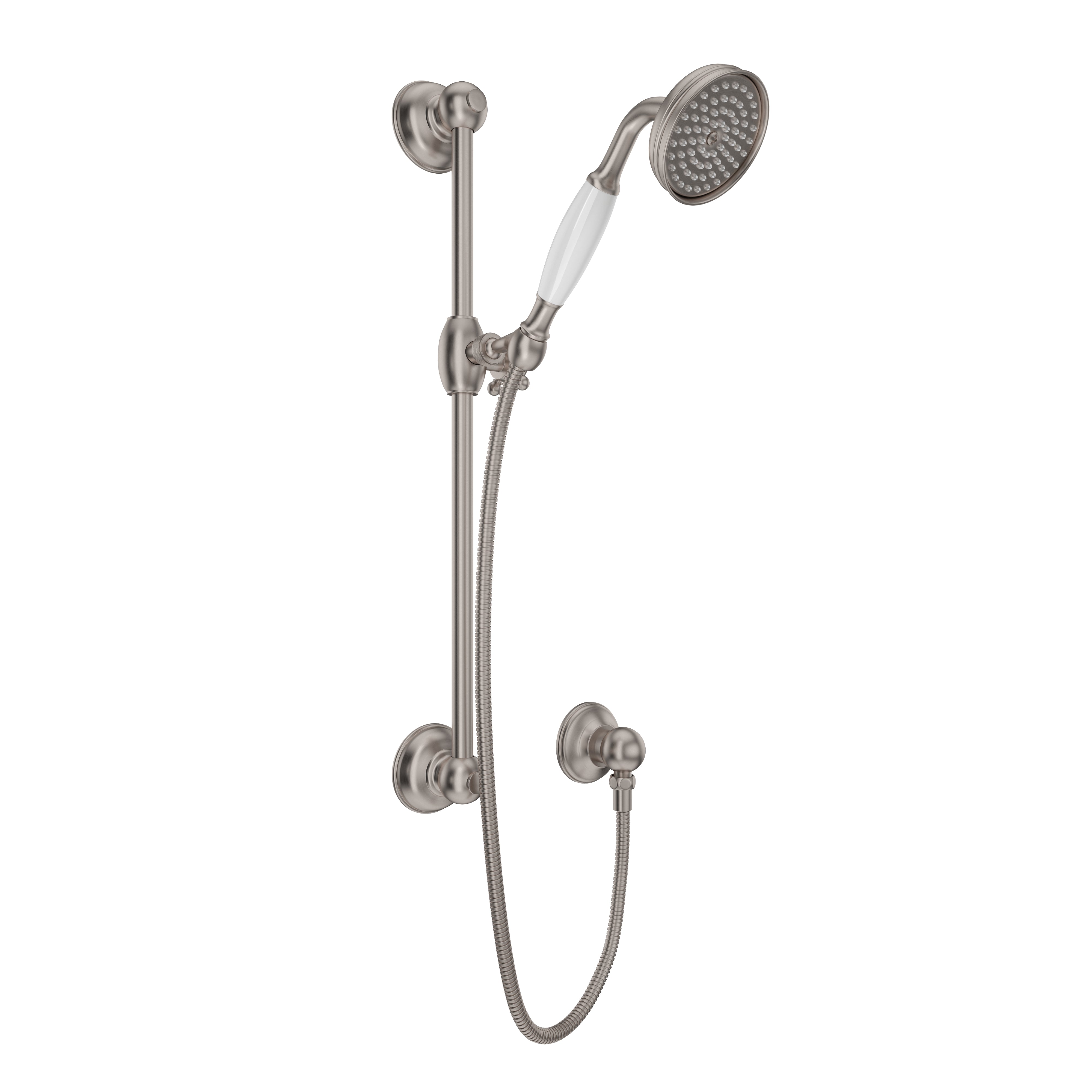 ROHL 1300E Handshower Set With 22" Slide Bar and Single Function Handshower