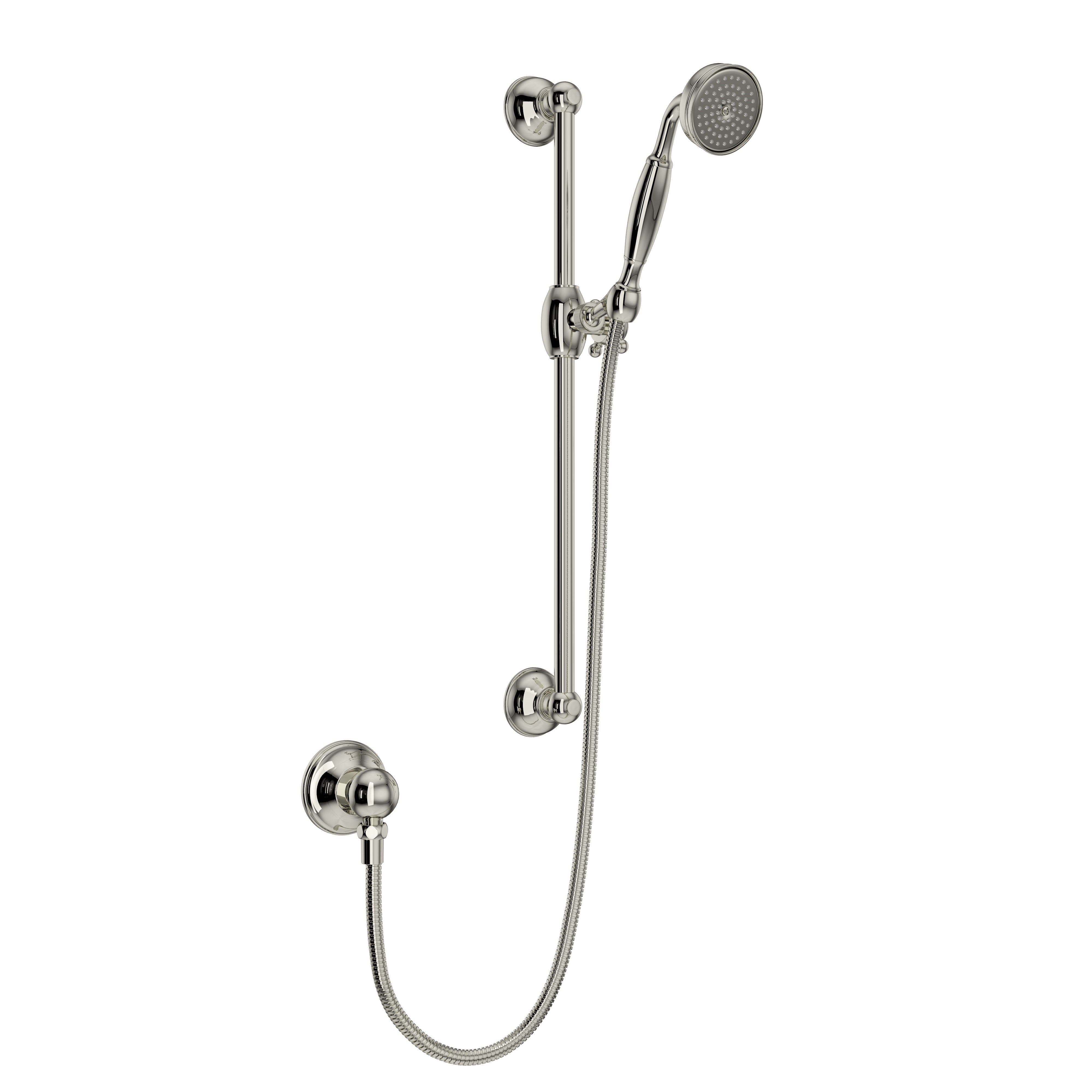 ROHL 1301E Handshower Set With 22" Slide Bar and Single Function Handshower