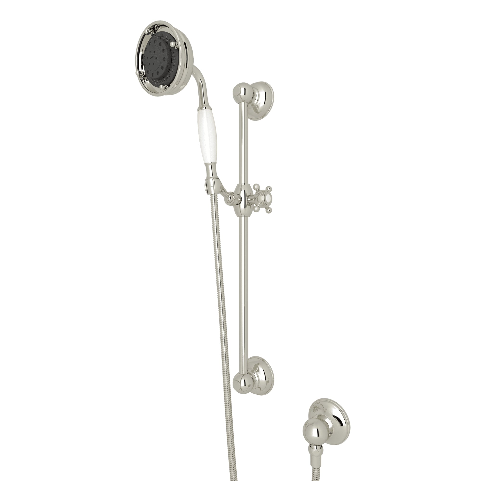 ROHL 1310 Handshower Set With 22" Slide Bar and 3-Function Handshower