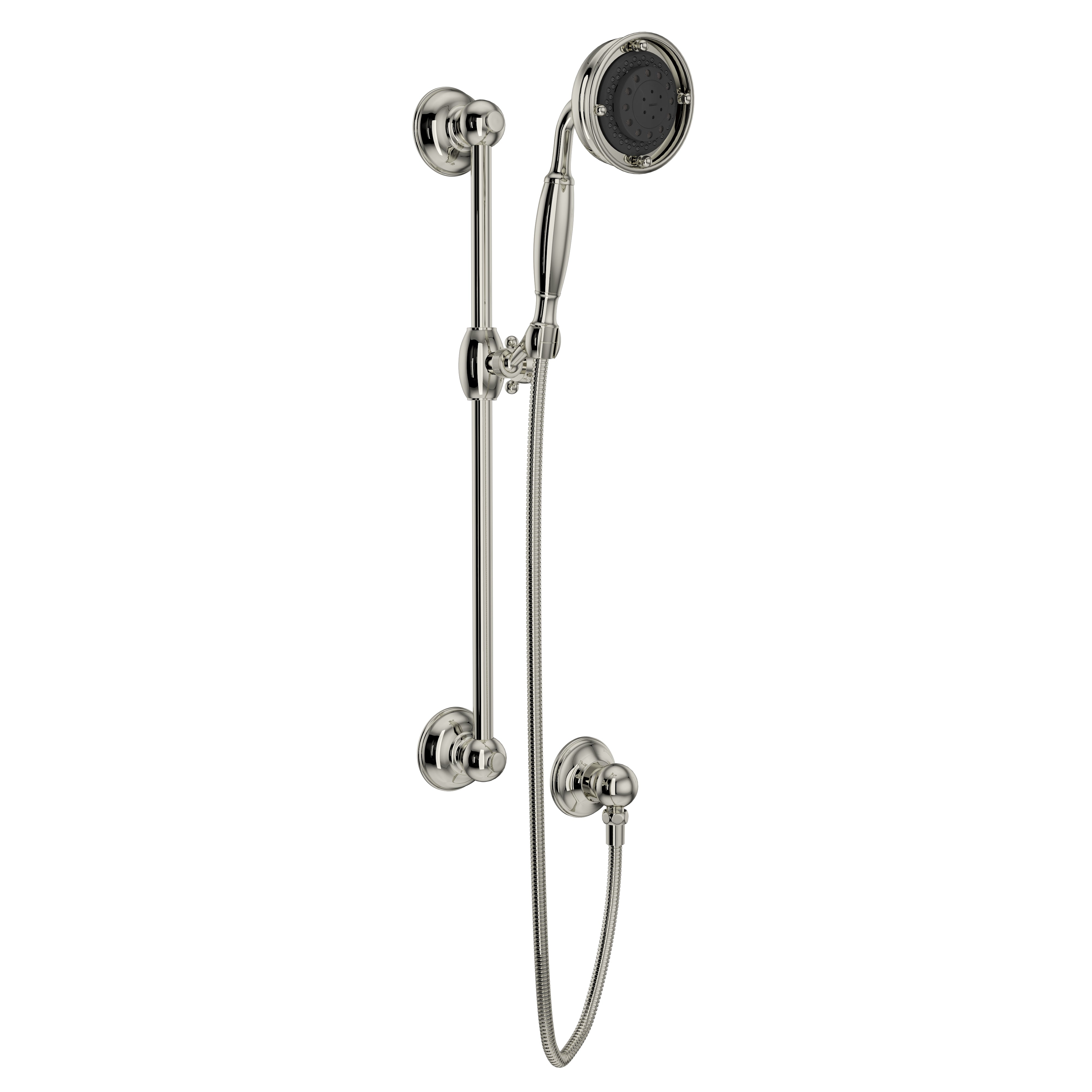 ROHL 1311 Handshower Set With 22" Slide Bar and 3-Function Handshower