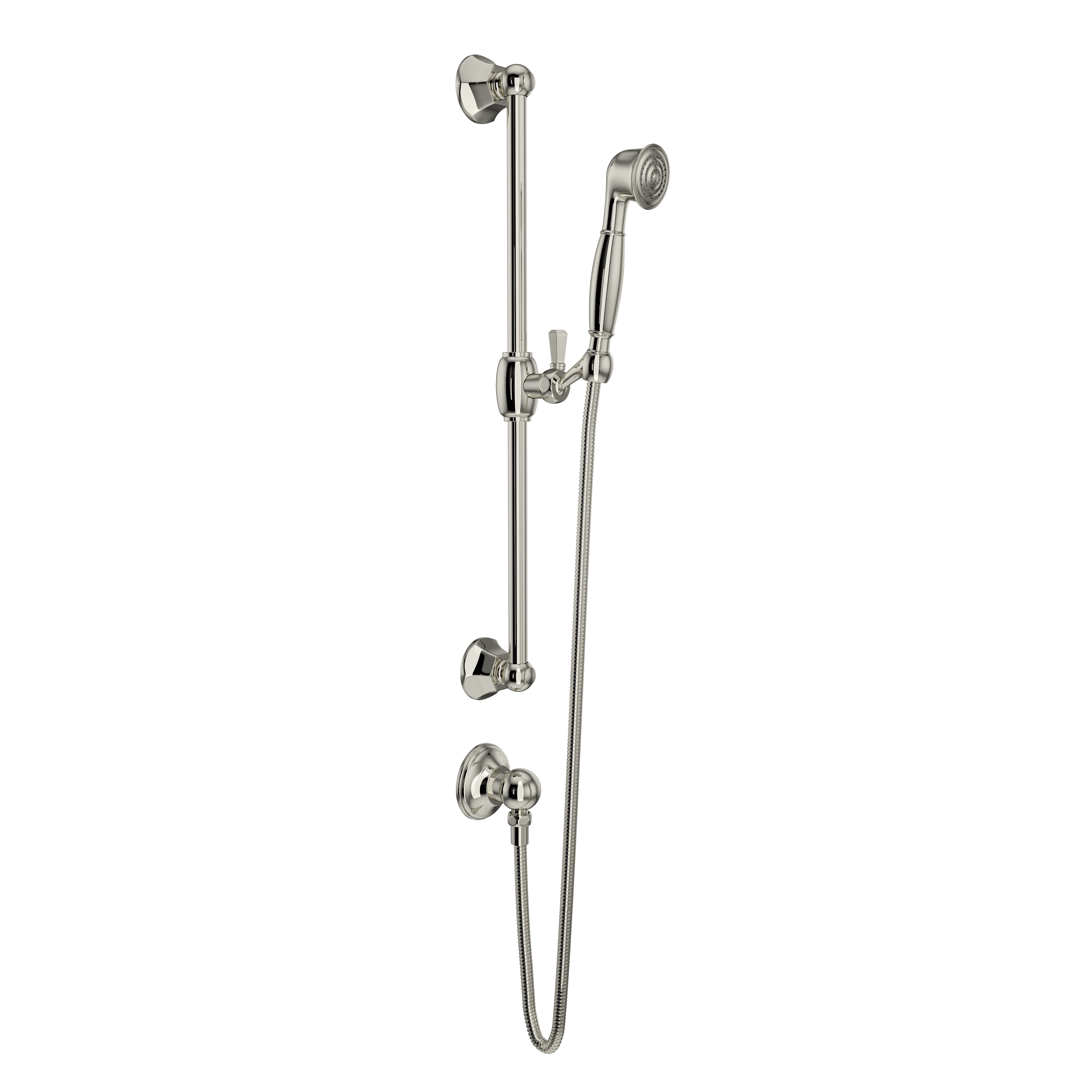 ROHL 1330 Handshower Set With 24" Slide Bar and Single Function Handshower