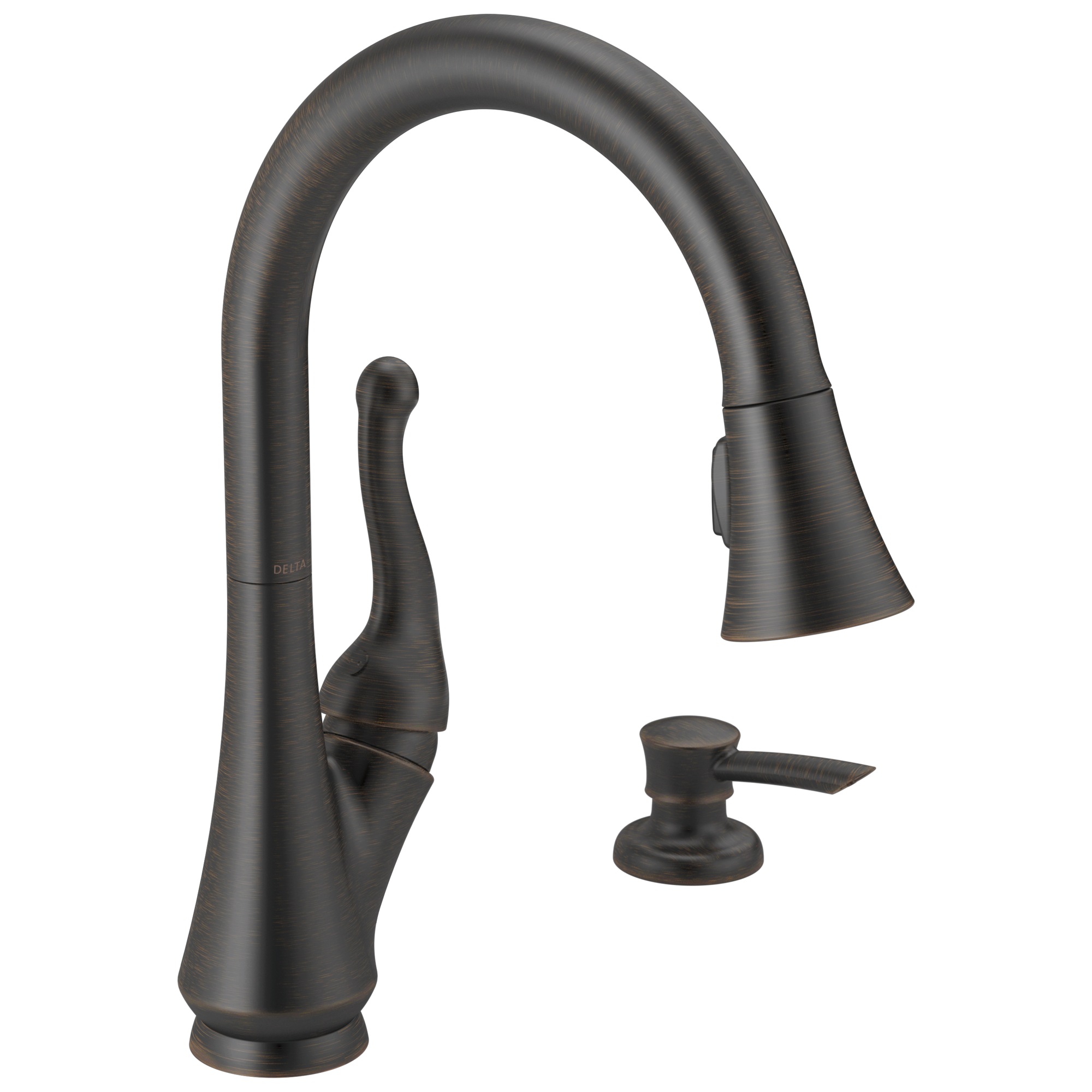 Delta 16968-DST Talbott Single Handle Pull-Down Kitchen Faucet with Soap Dispenser