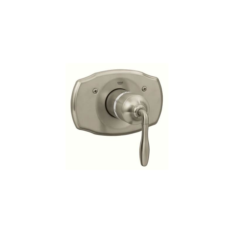 Grohe 19614 Seabury Thermostatic Valve Trim Grohtherm with Metal Lever Handle