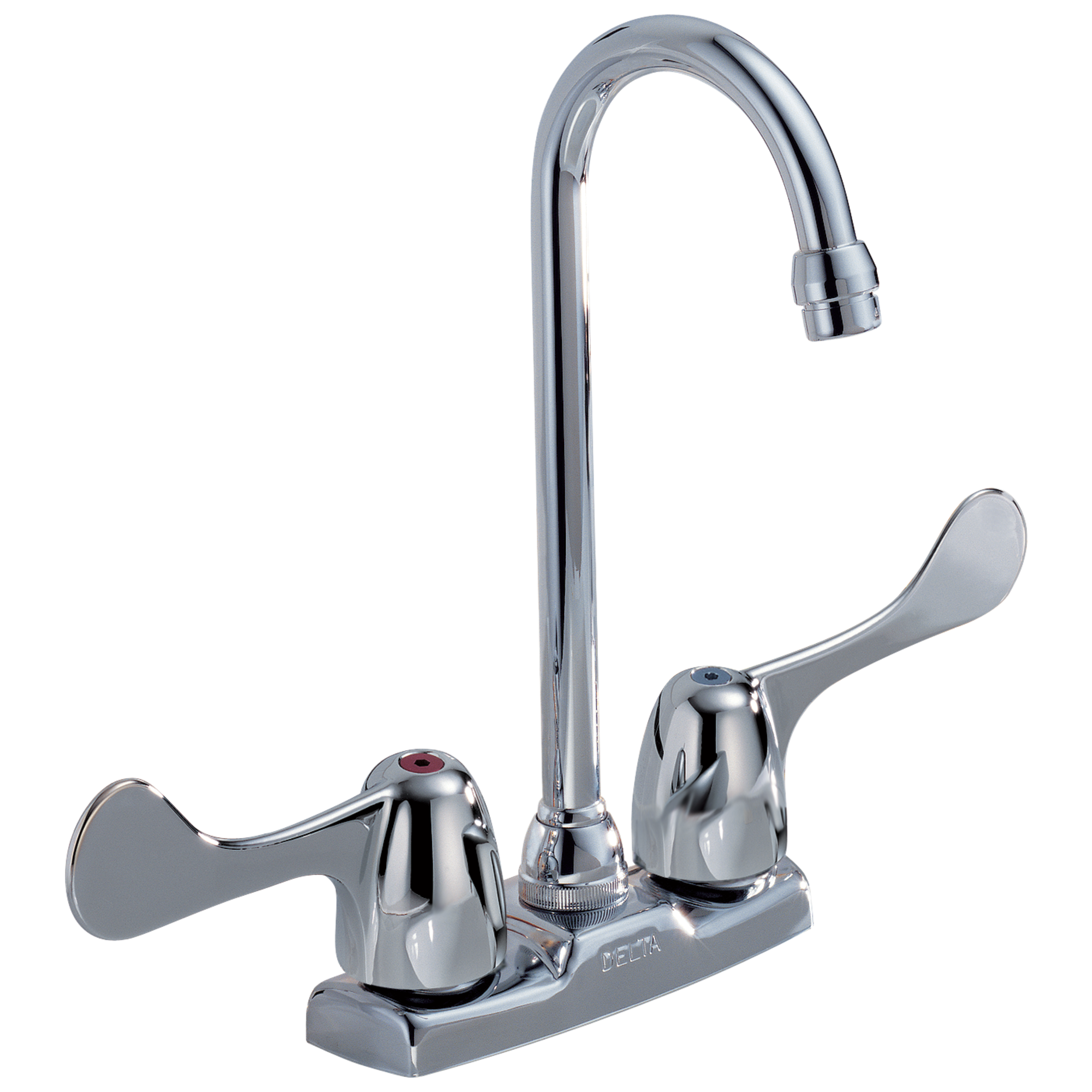 Delta 2171LF-WBHHDF Two Handle Blade Bar/Prep Faucet