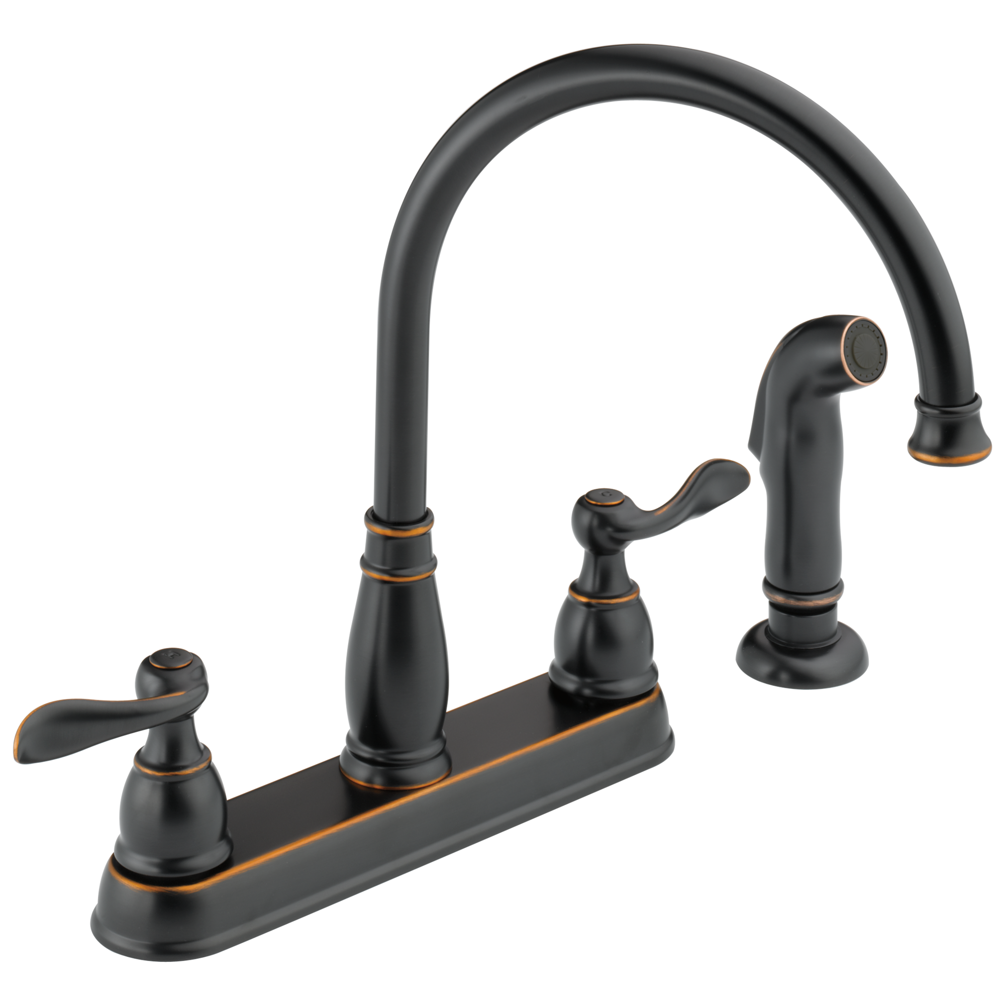 Delta 21996LF Foundations Two Handle Kitchen Faucet