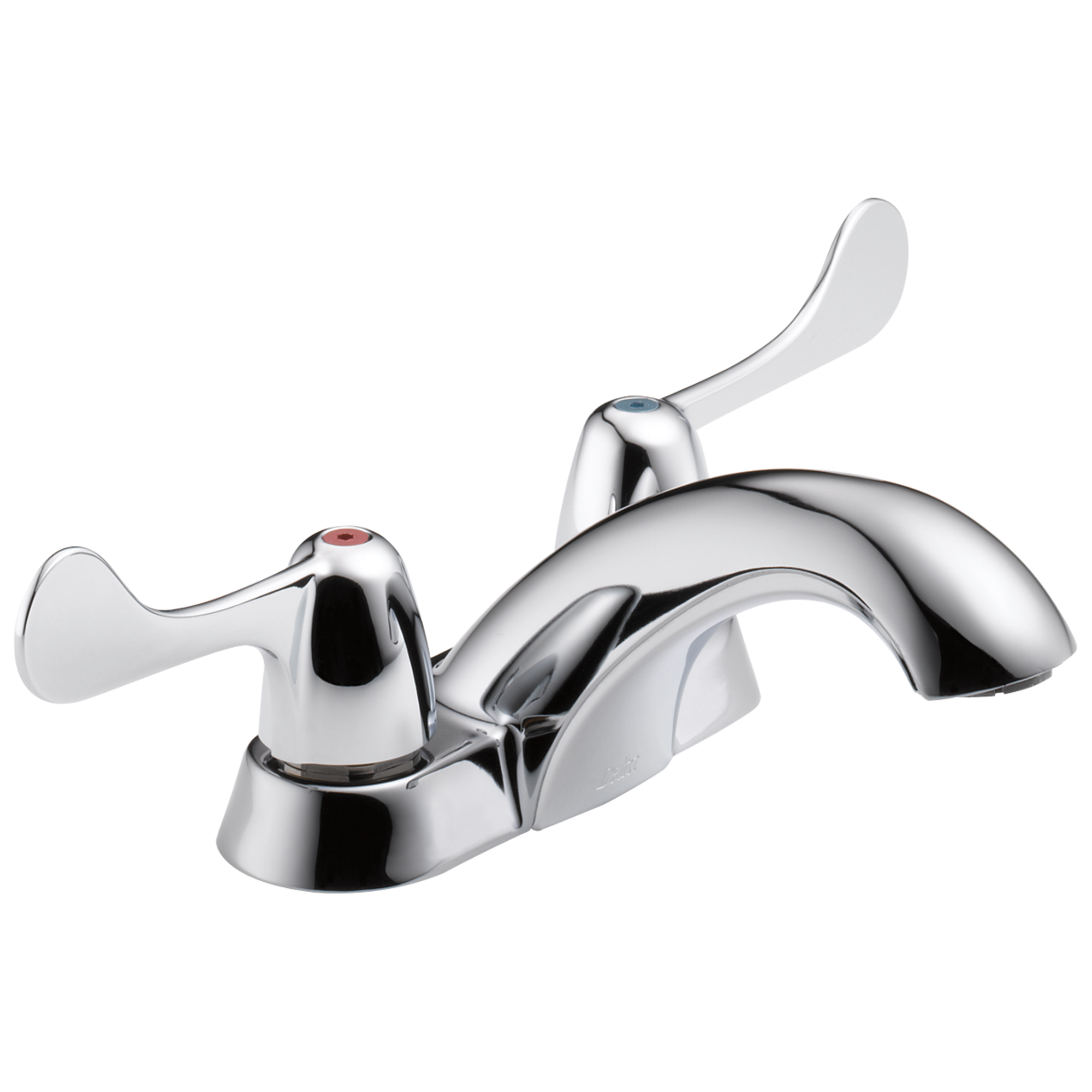 Delta 2529LF-LGHDF Center Set Bathroom Faucet with Blade Handles