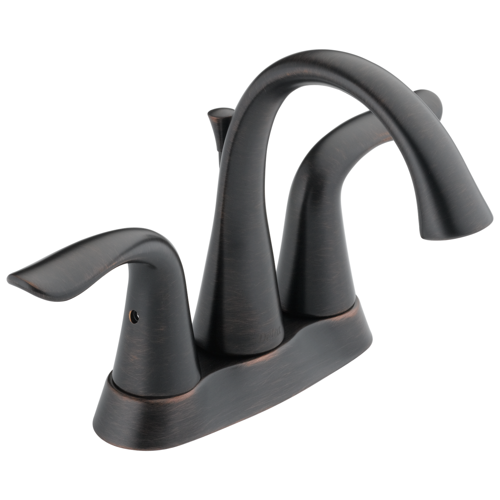 Delta Lahara: Two Handle Tract-Pack Centerset Bathroom Faucet