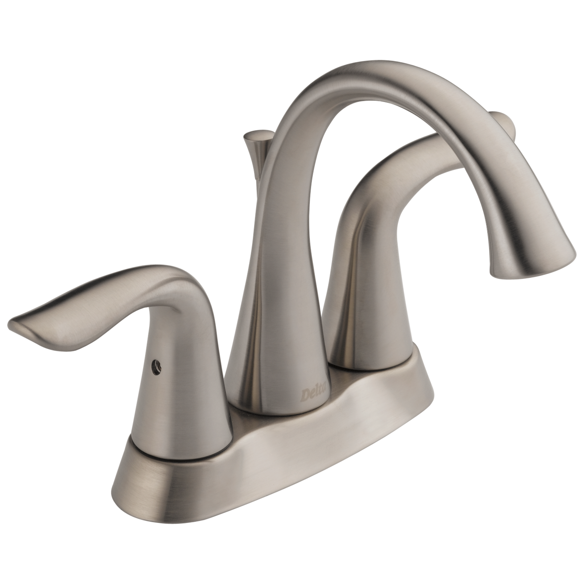 Delta Lahara: Two Handle Tract-Pack Centerset Bathroom Faucet