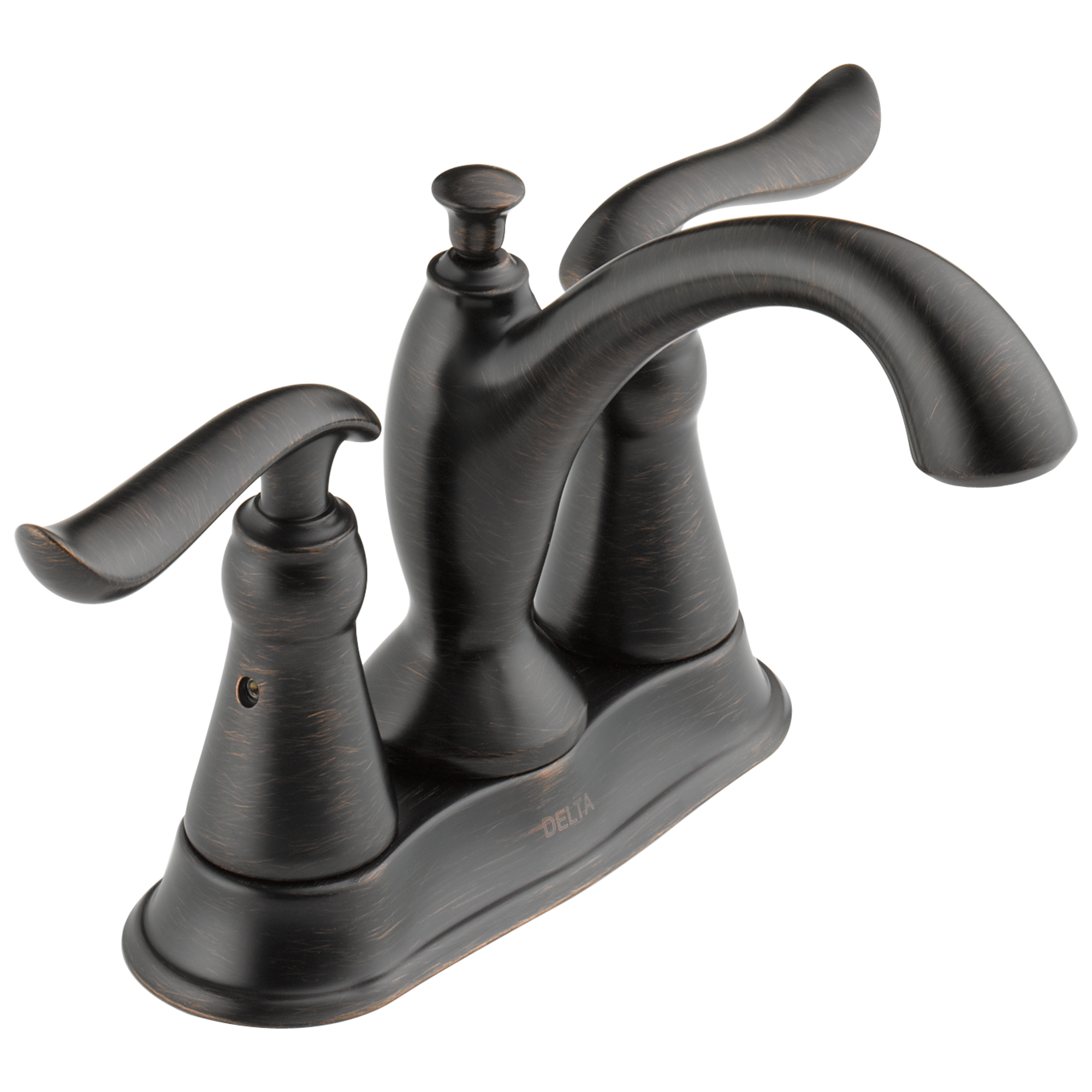 Delta Linden: Two Handle Tract-Pack Centerset Bathroom Faucet
