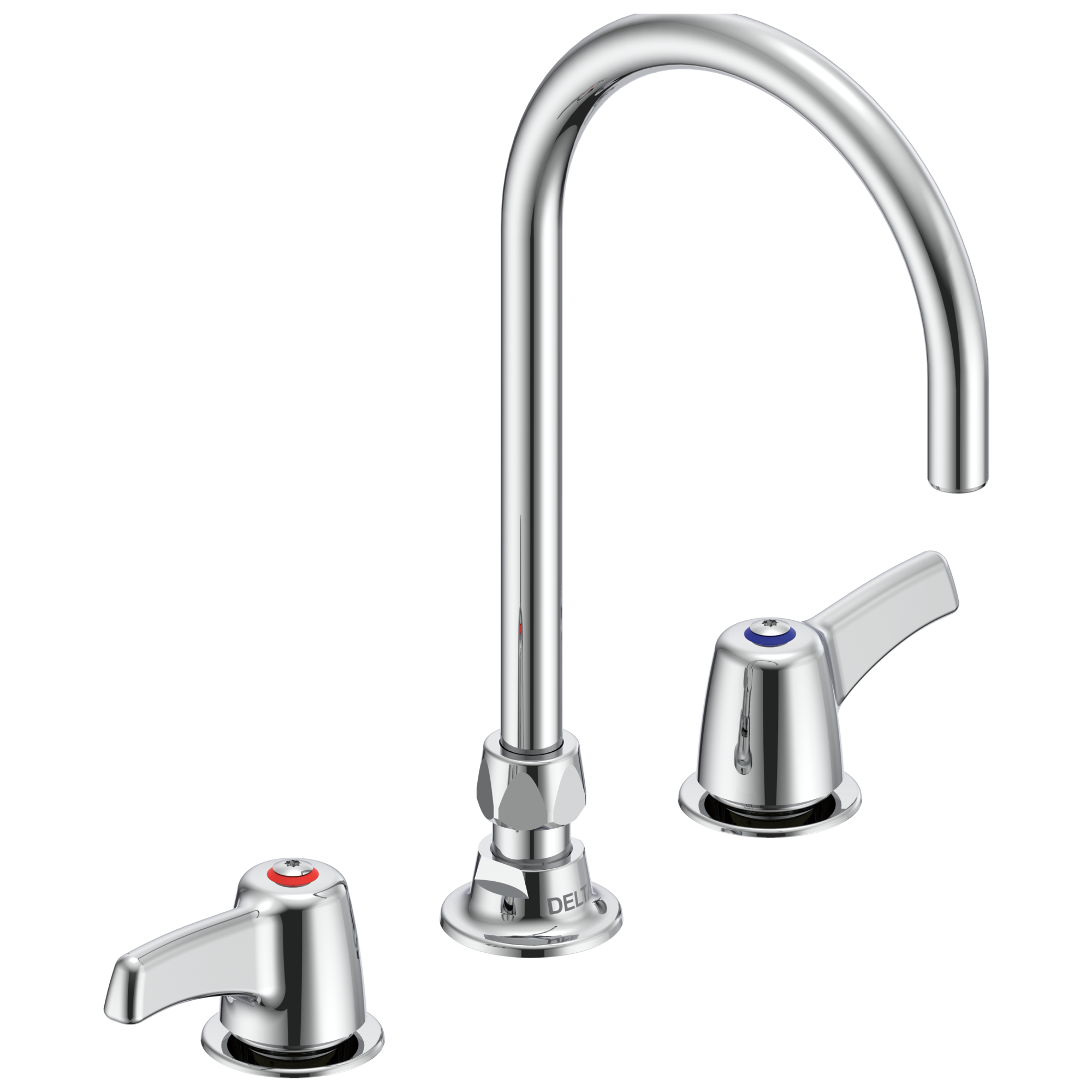 Delta 27C2973 Two Handle 8" Below Deck Mount Faucet