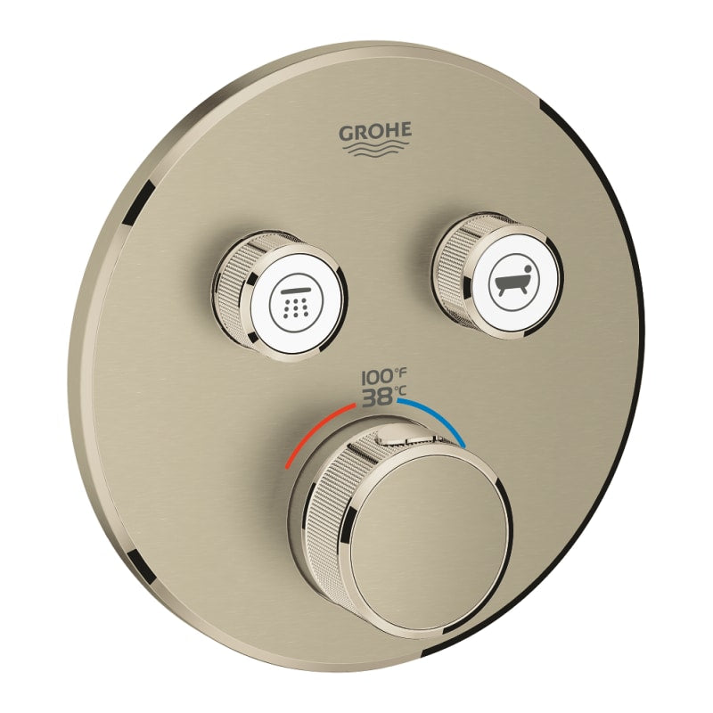 Grohe 29137 Grohtherm Smart Control Dual Function Thermostatic Trim with Control Module