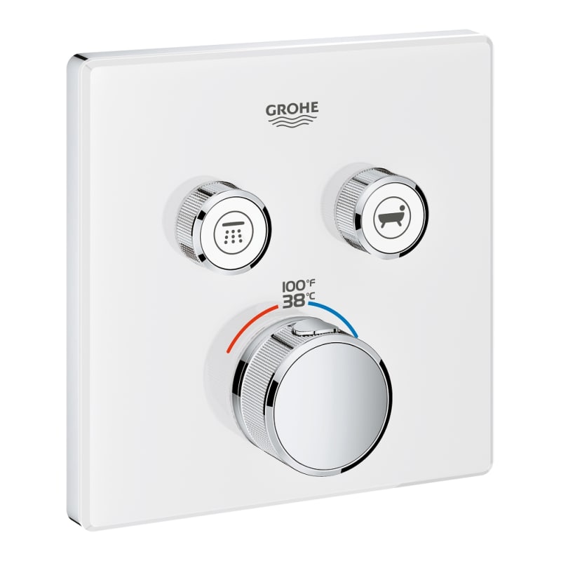 Grohe 29164LS0 Grohtherm Smart Control Dual Function Thermostatic Valve Trim Only with EcoJoy and Turbo Stat