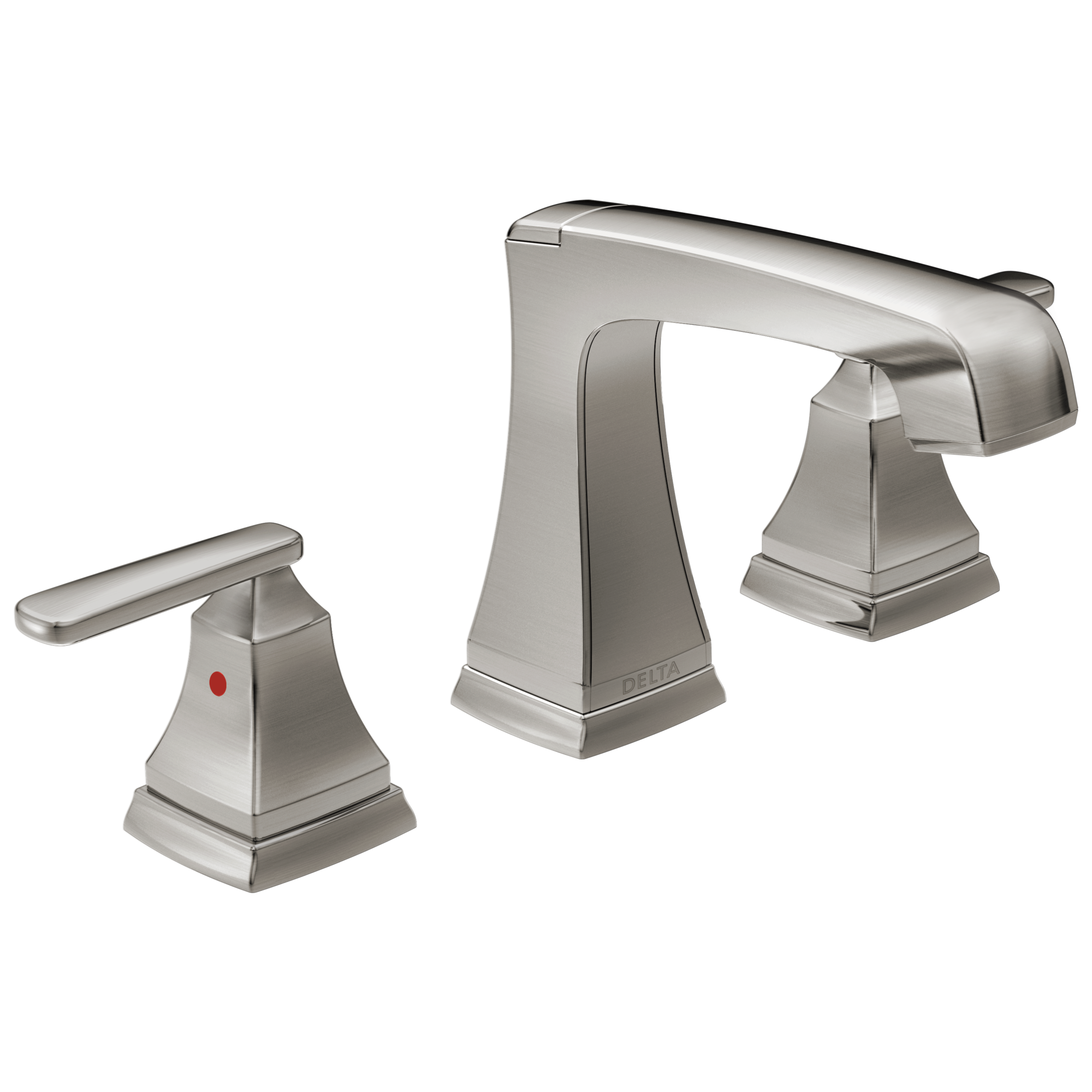 Delta 3564 Two Handle Widespread Bathroom Faucet with EZ Anchor