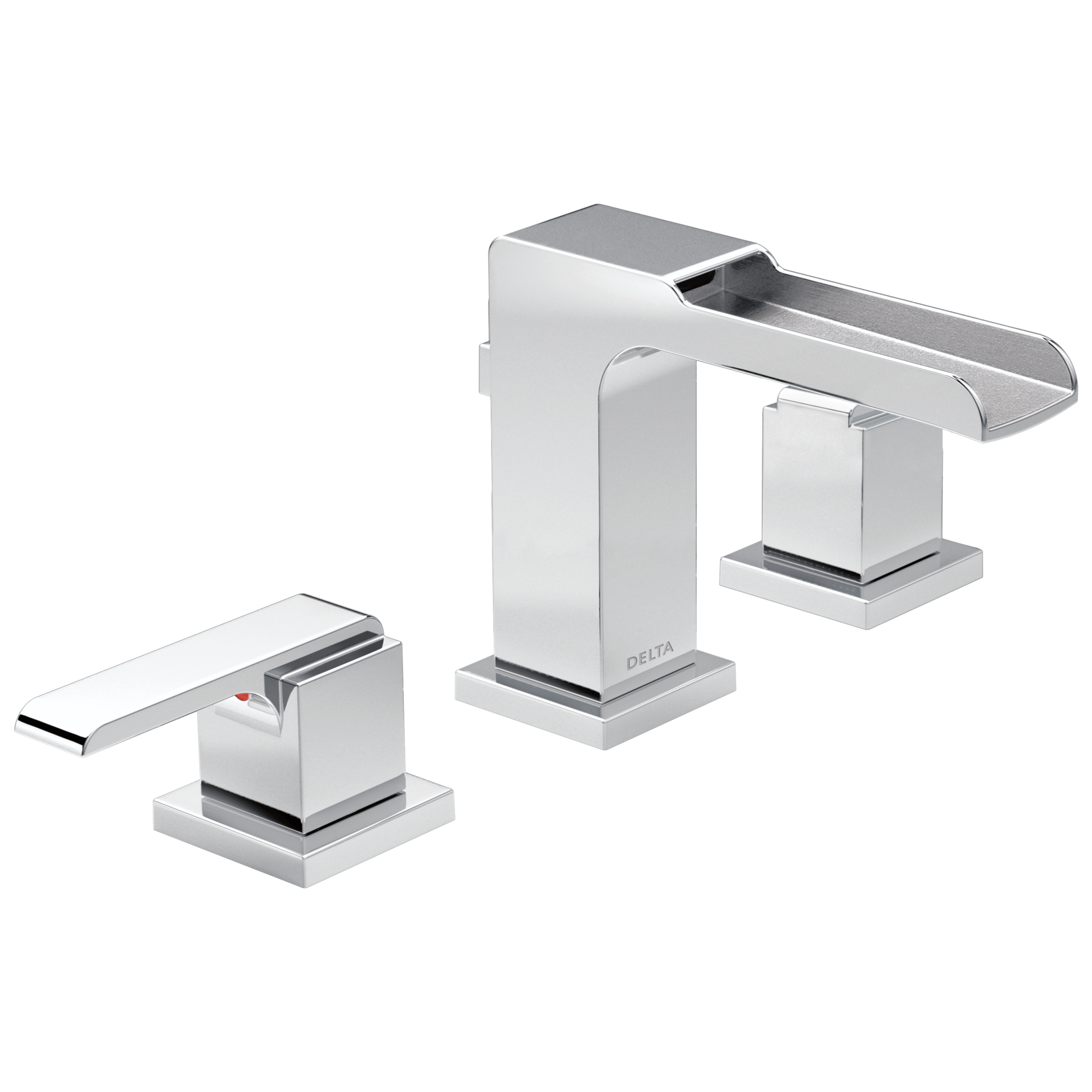 Delta 3568LF-MPU Two Handle Widespread Channel Bathroom Faucet