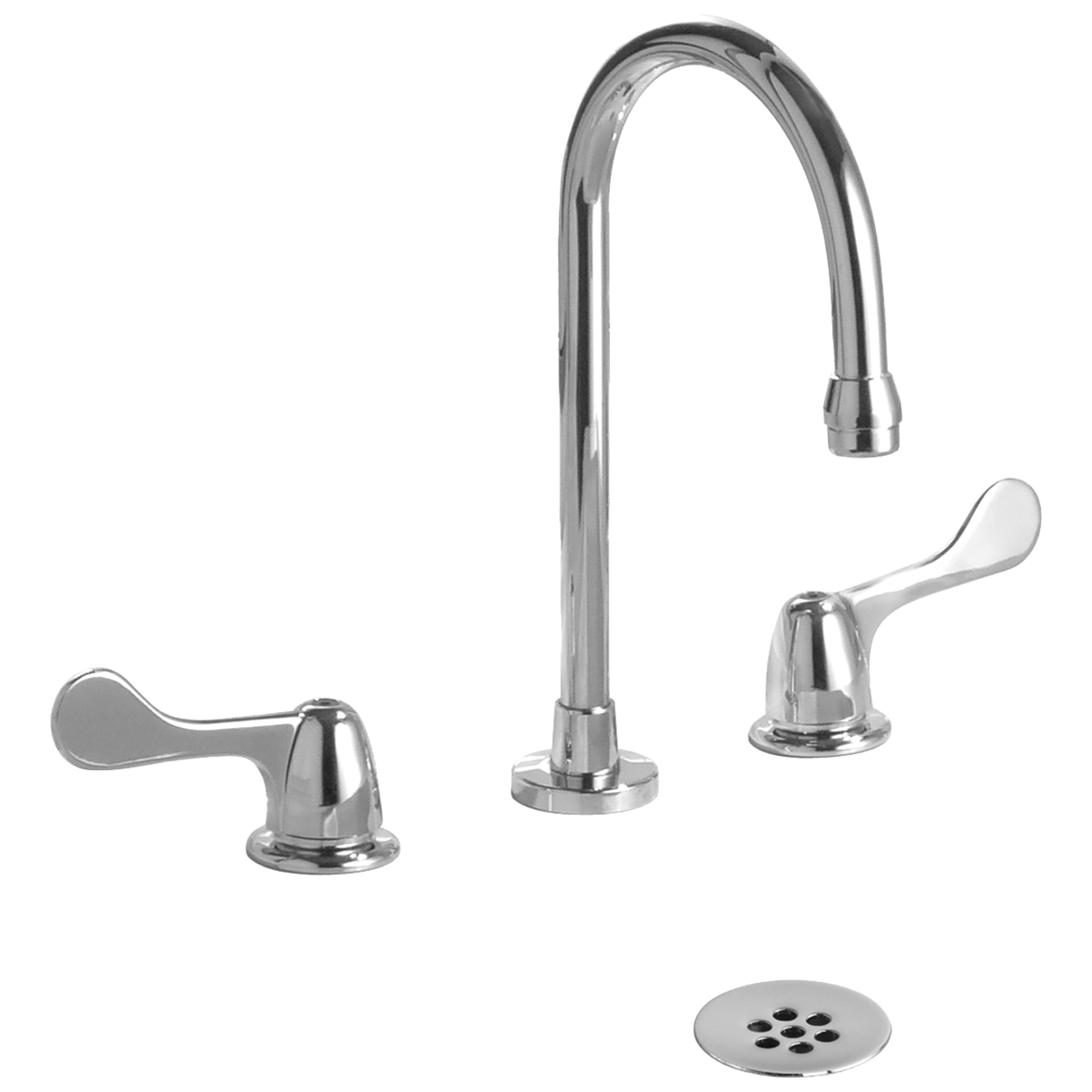 Delta 3579LF-WFHDF Commercial Widespread Bathroom Faucet - Free Grid Strainer
