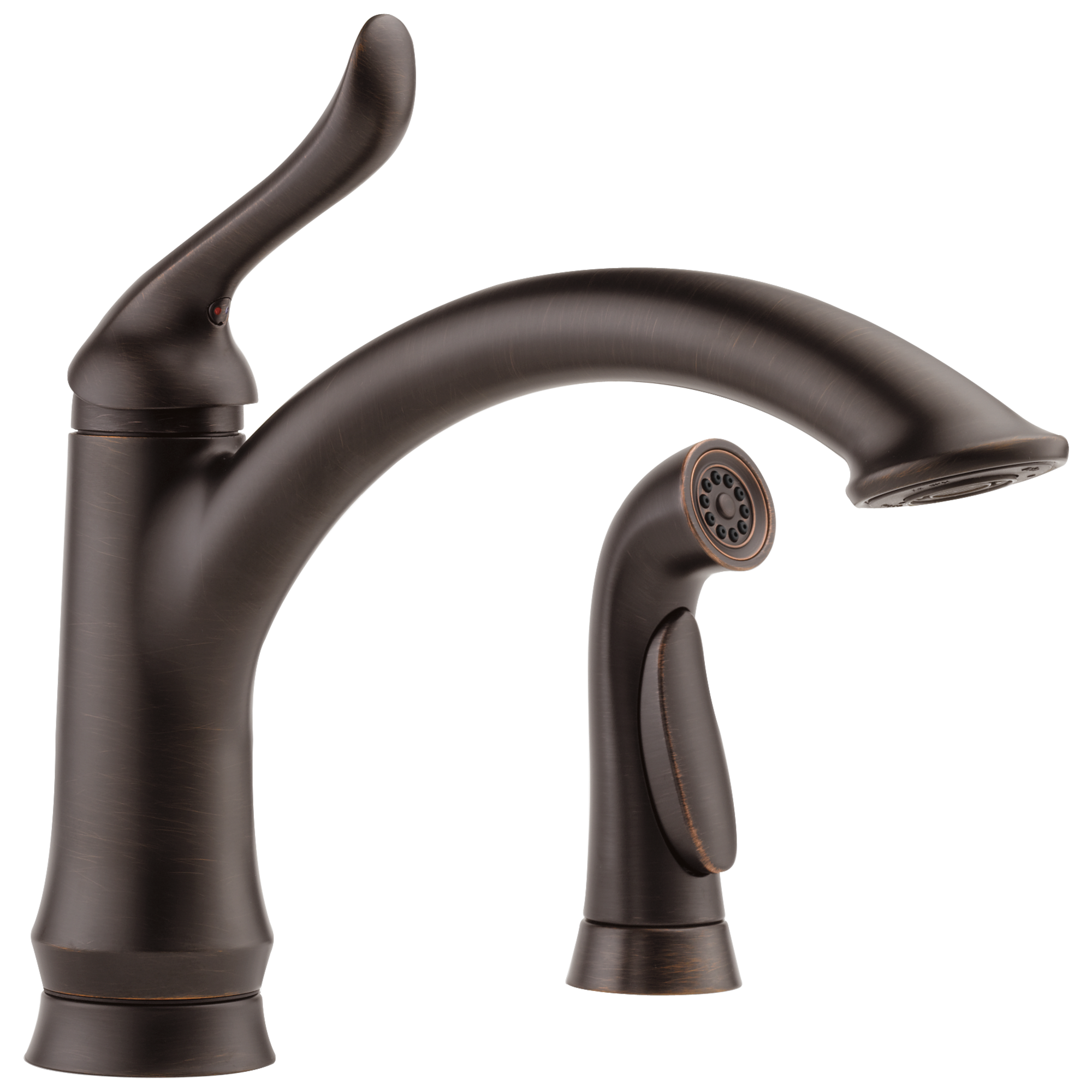 Delta 4453-DST Linden Single Handle Kitchen Faucet with Spray
