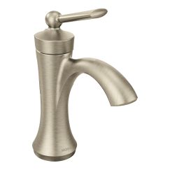 Moen 4500 Wynford Single Hole Bathroom Faucet with Metal Pop-Up Drain Assembly