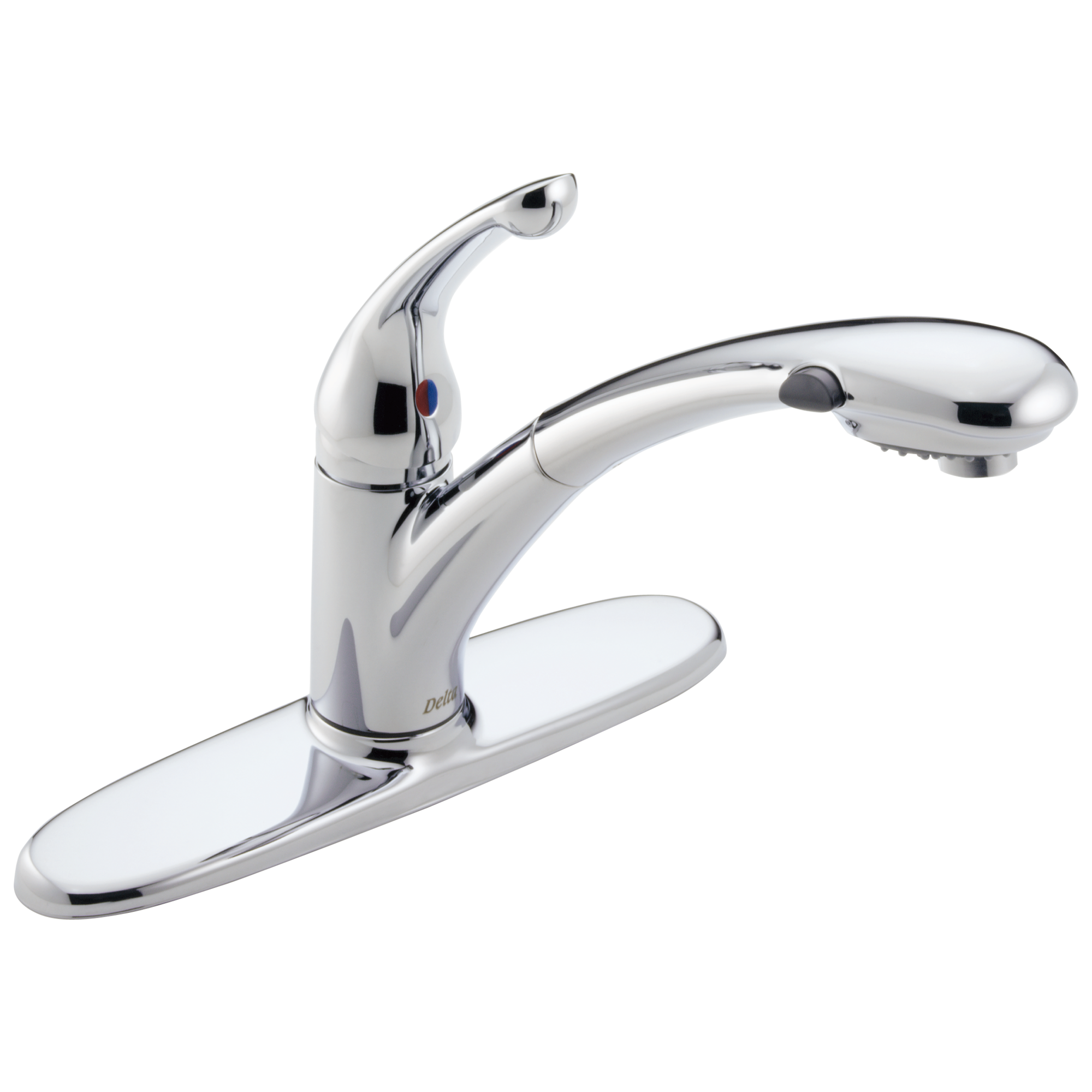 Delta 470-WE-DST Signature Single Handle Pull-out Water-efficient Kitchen Faucet