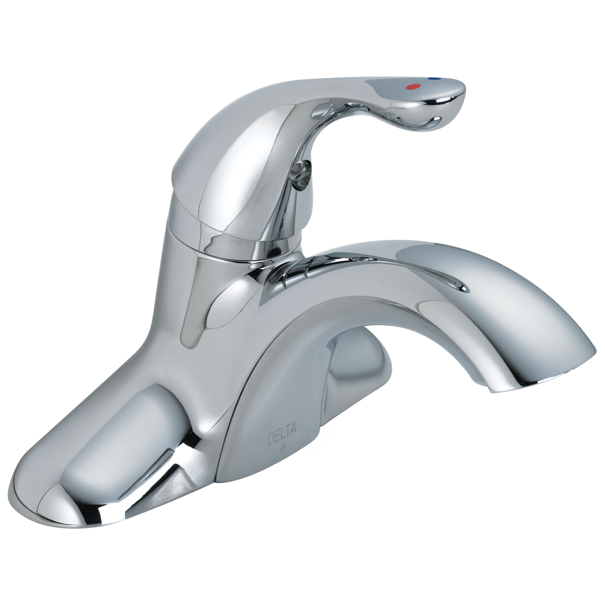 Delta 501LF-HDF Center Set Bathroom Faucet with Diamond Seal Technology