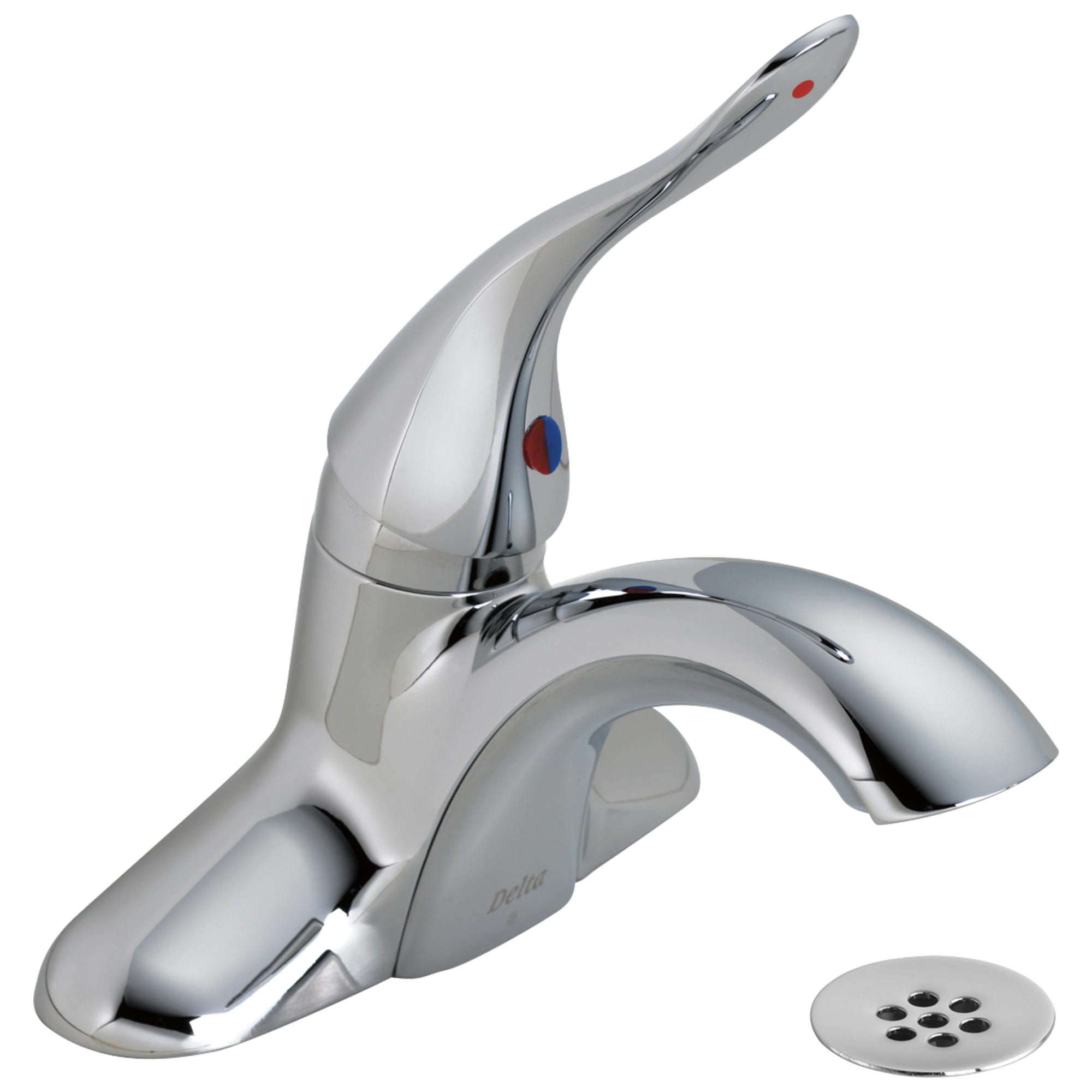 Delta 516LF-HGMHDF Single Handle Center Set Bathroom Faucet