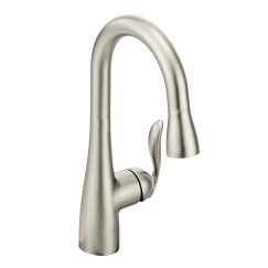 Moen 5995 Arbor One Handle High Arc Pulldown Bar Faucet