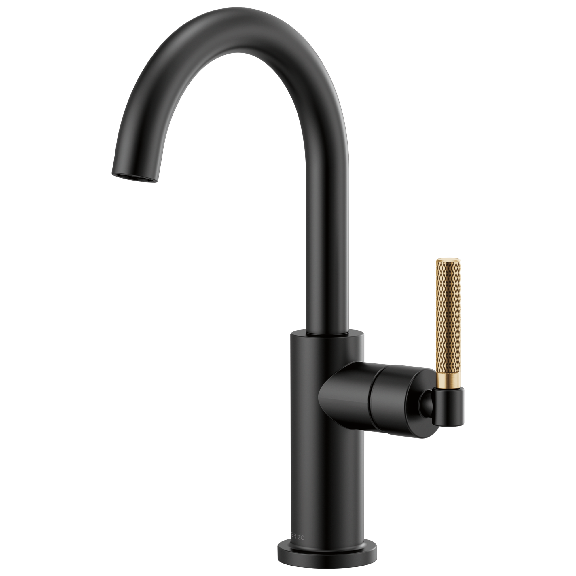 Brizo Litze: Bar Faucet with Arc Spout and Knurled Handle